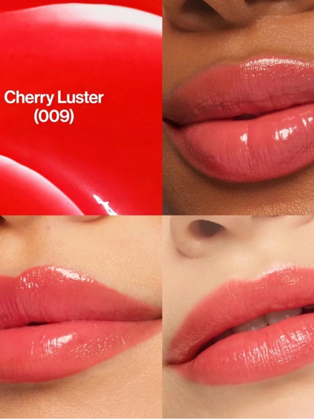 🦋 Revlon Cherry Luster (009) Super Lustrous Glass Shine Balm New Full Size